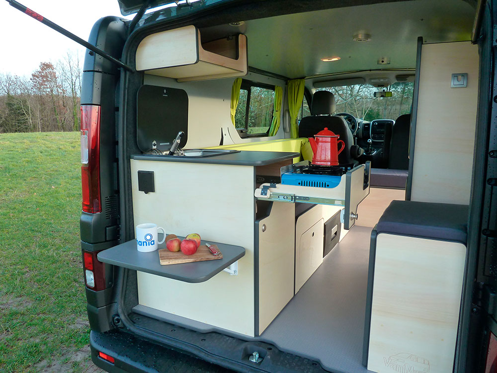 Colonne Rangement Frigo et WC en Kit pour Fourgon Aménagé Camping-car