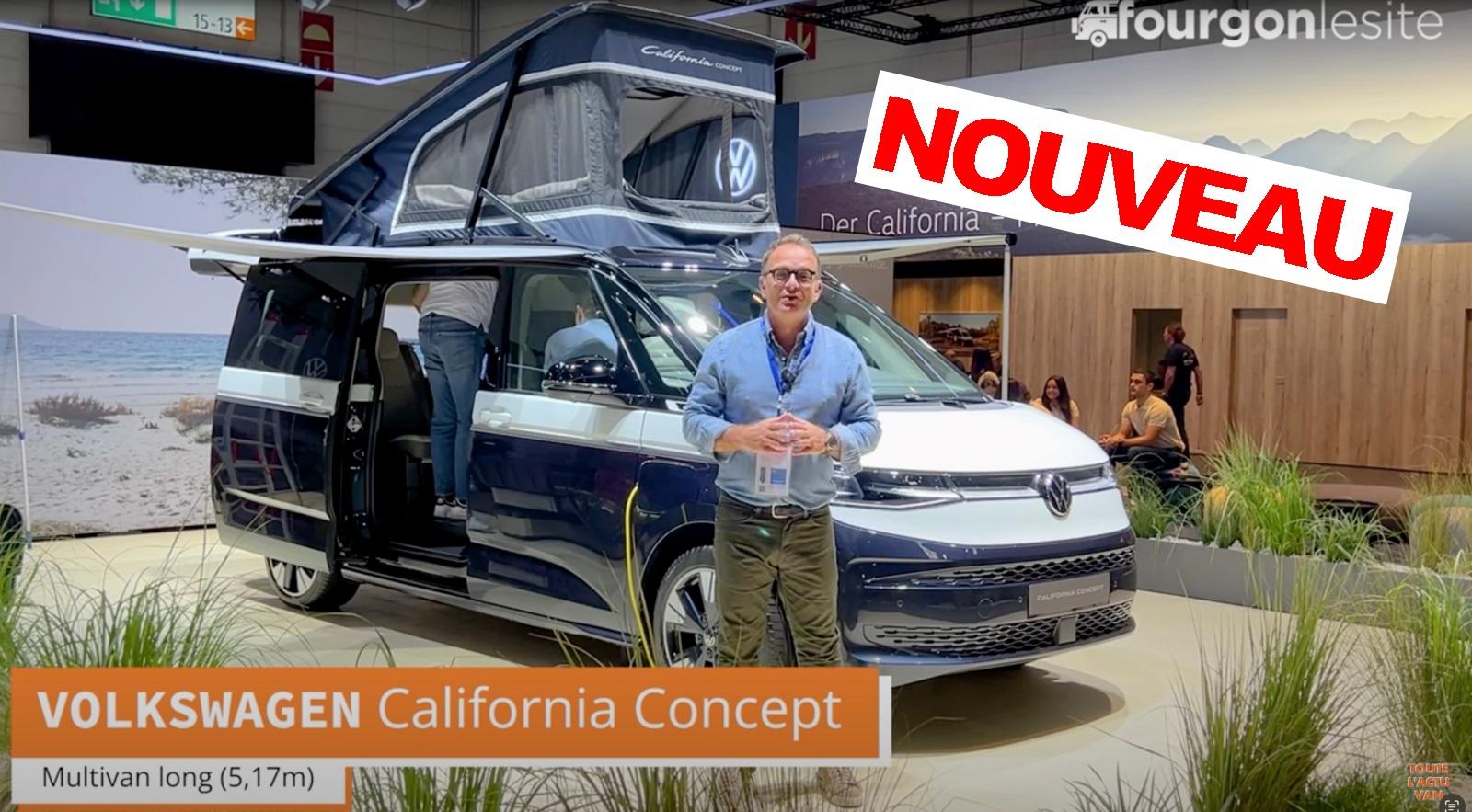 Volkswagen California Concept : le nouveau van aménagé