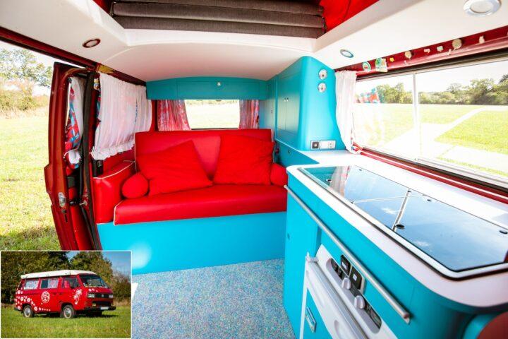 Un festival de couleurs dans le camping-car