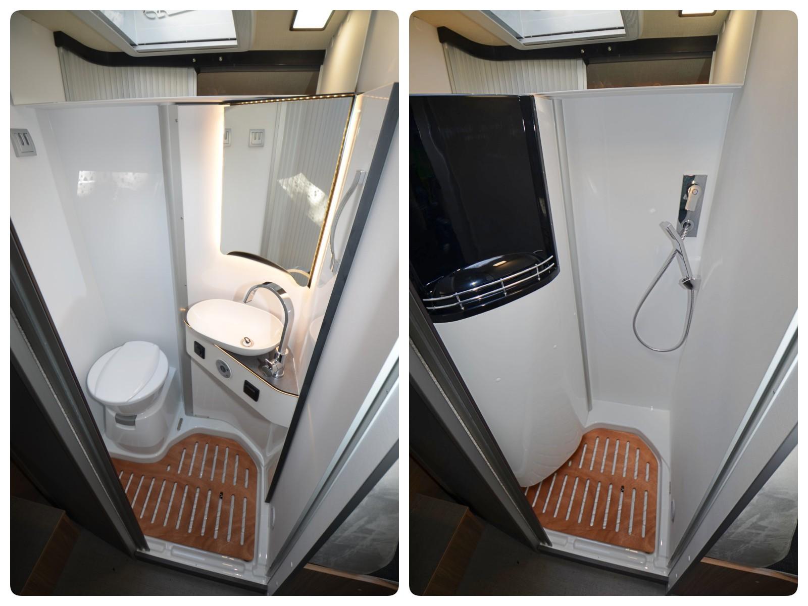 Cabinet de toilette vario fourgon Pössl Summit 600 French Edition